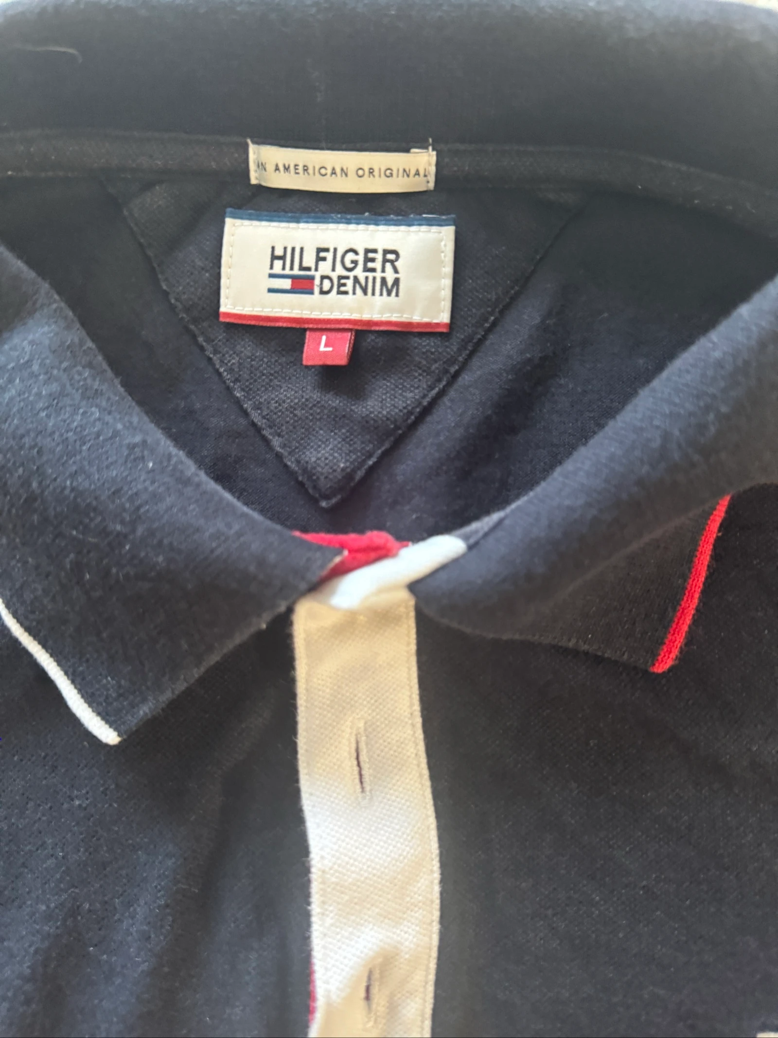Tommy Hilfiger Denim Polo Classic Fit Premium Quality Streetwear Vintage Navy Blue – photo 5